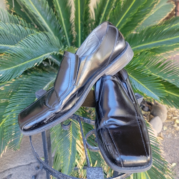 Stacy Adams Black Leather Loafers - Men's Size 11 - Picture 2 of 9